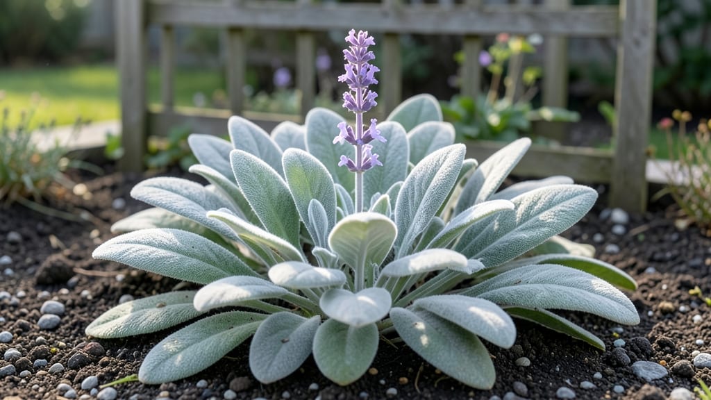 Lamb's Ear Plant Flowers: Frost-Resistant Beauty That Rebounds After Cold