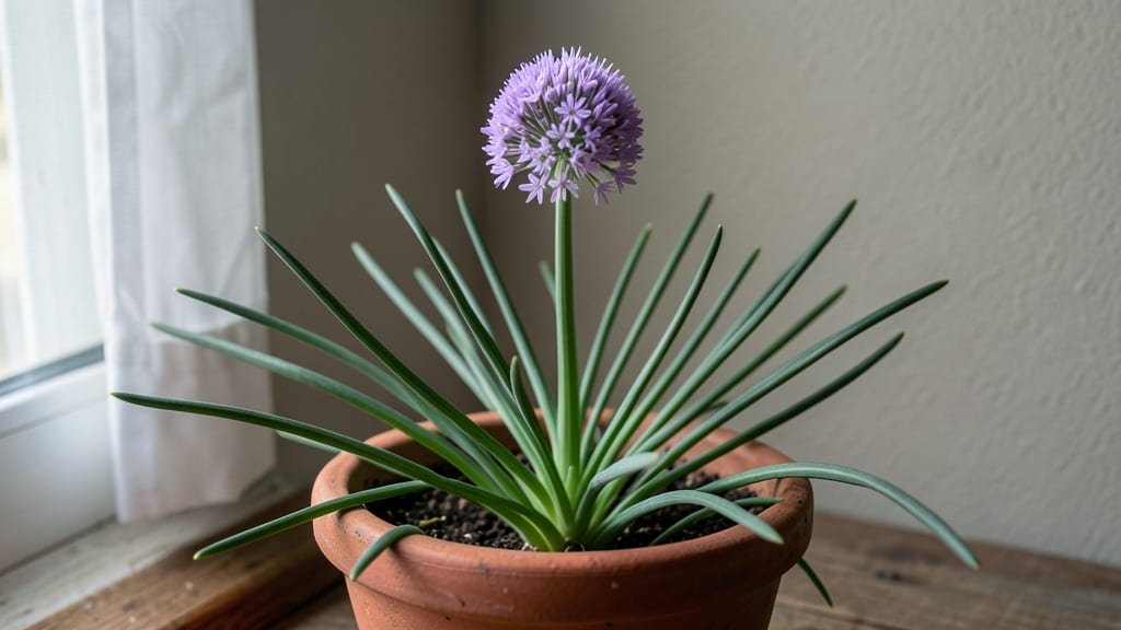 Chives With Purple Flowers: Edible Beauty That Thrives in Containers