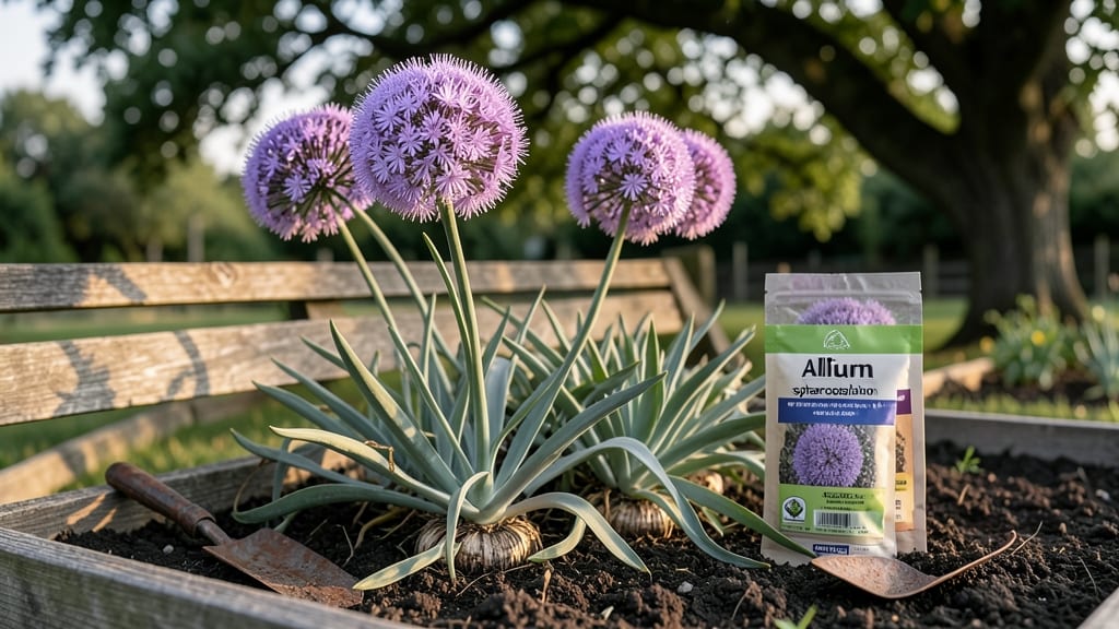 Allium Flower Seeds: Bold Blue Blooms From Seed in 30 Days