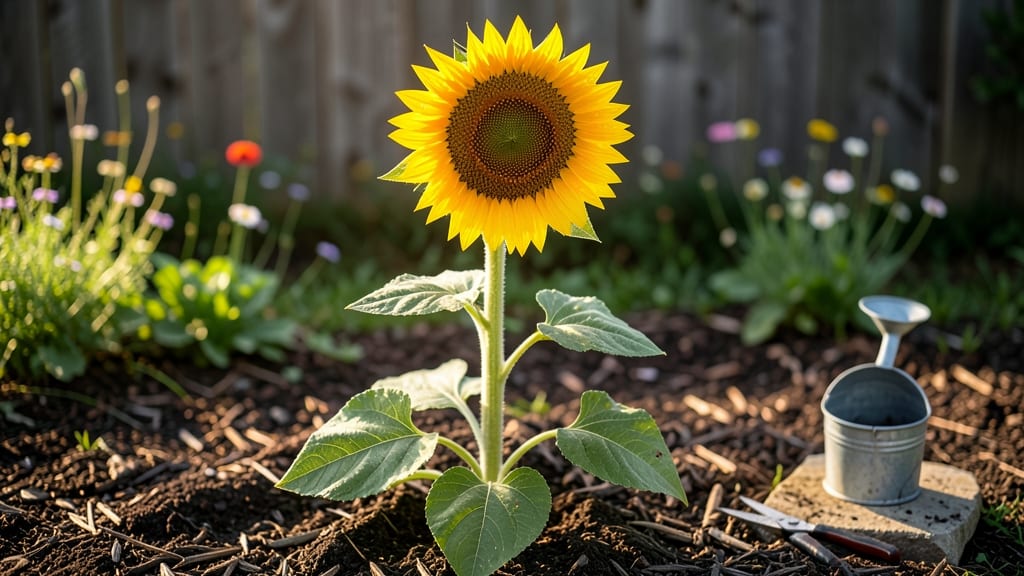 Beautiful Sunflower Field Design: Bold Yellow Canopy for Summer Drama