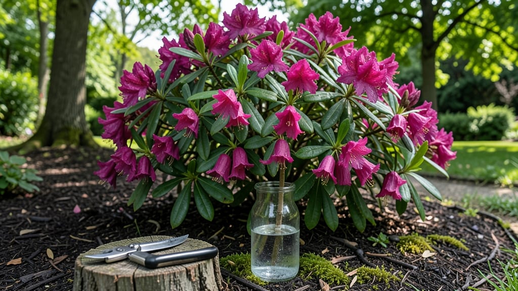 Cutting Rhododendron Flowers: Precision Trimming for Extended Blooms