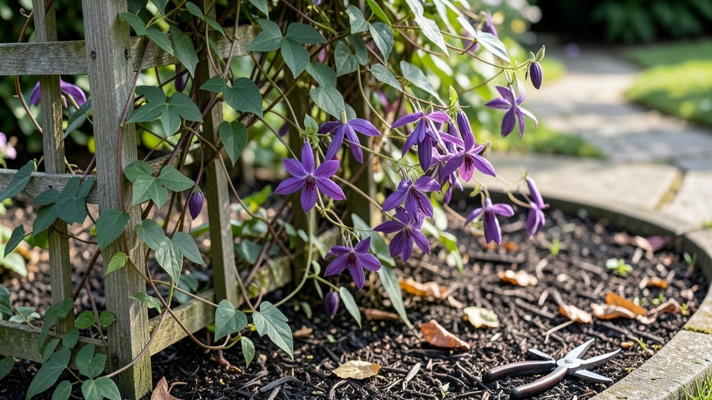 Purple Climbing Flower: Pacific Northwest Pollinator Magnet With Bold Year-Round Color