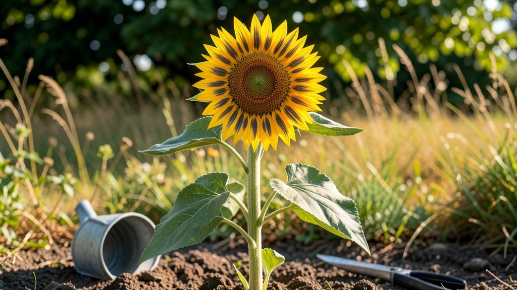 Mammoth Grey Stripe Sunflower Seeds: Towering Blooms That Thrive in Cooler Climates