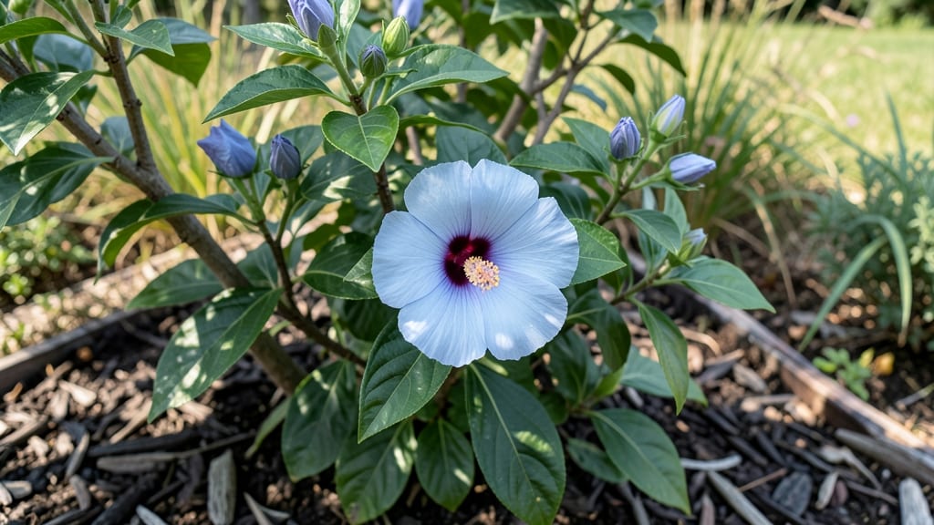 Light Blue Hibiscus Flower Recipe: Pacific Northwest Frost-Resistant Pollinator Magnet