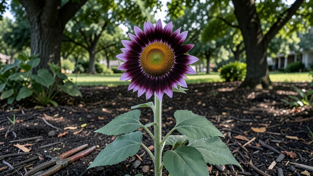 Purple Giant Teddy Bear Sunflower Growing Guide: Towering Beauty in Any Garden Spot
